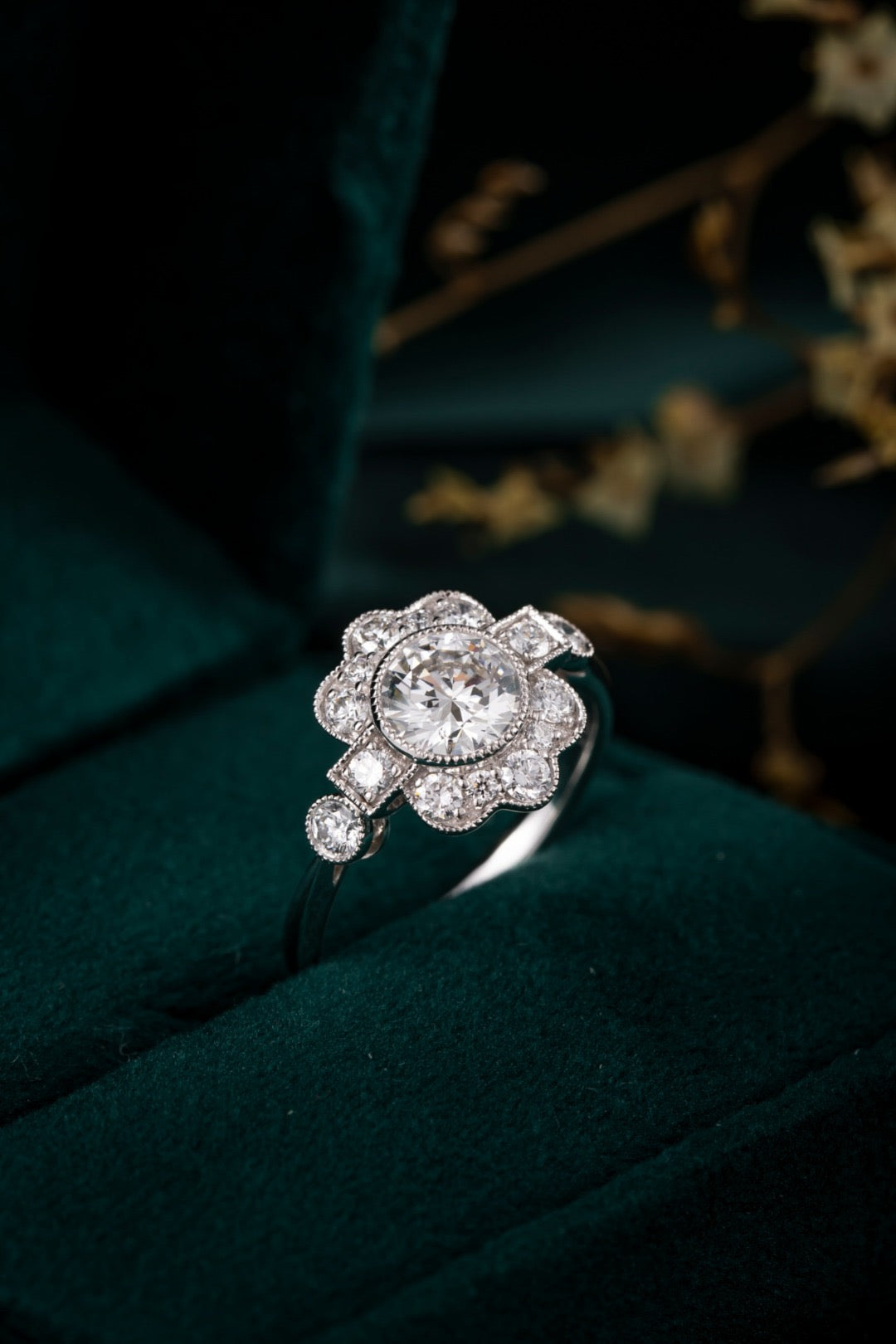 Burton Jewelry - Pt900 Lab Grown Diamond Ring