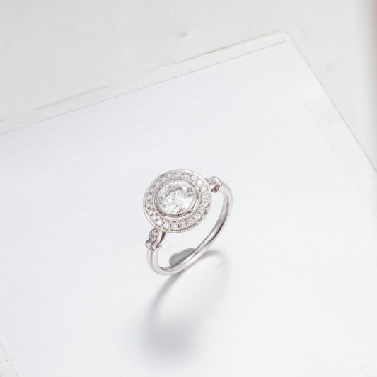 Burton Jewelry - Pt900 Lab Grown Diamond Ring