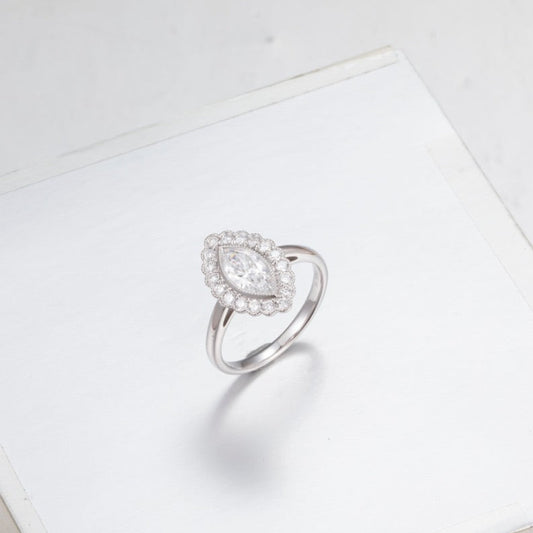 Burton Jewelry - Pt900 Lab Grown Diamond Ring