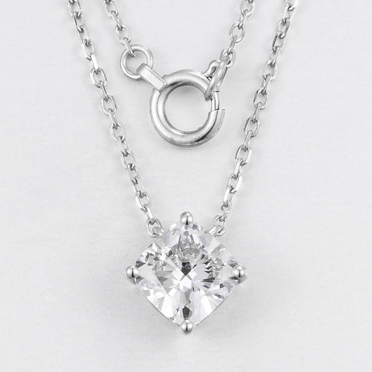 Pt950 Lab Grown Diamond Necklace