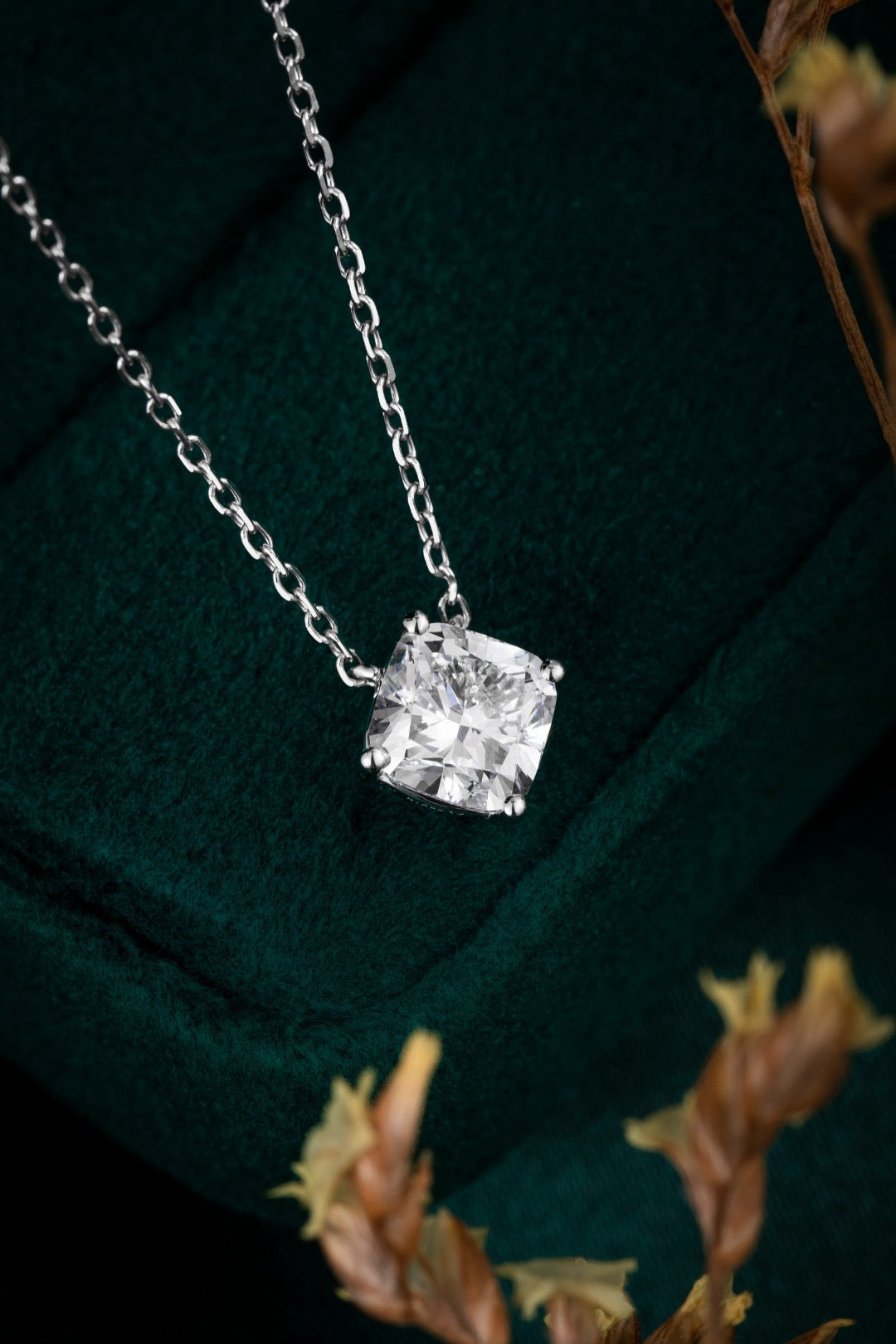 Pt950 Lab Grown Diamond Necklace