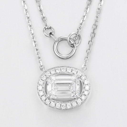 Pt900 Lab Grown Diamond Necklace