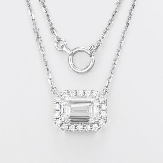Pt900 Lab Grown Diamond Necklace