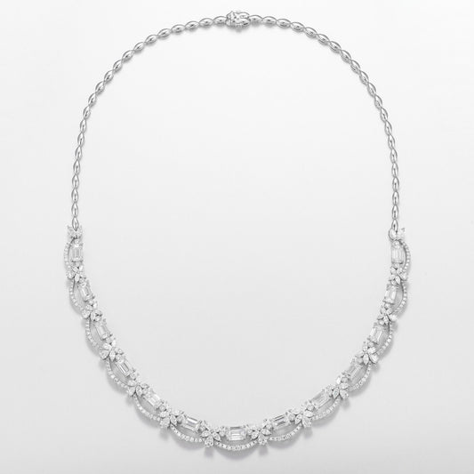 Pt900 Lab Grown Diamond Necklace
