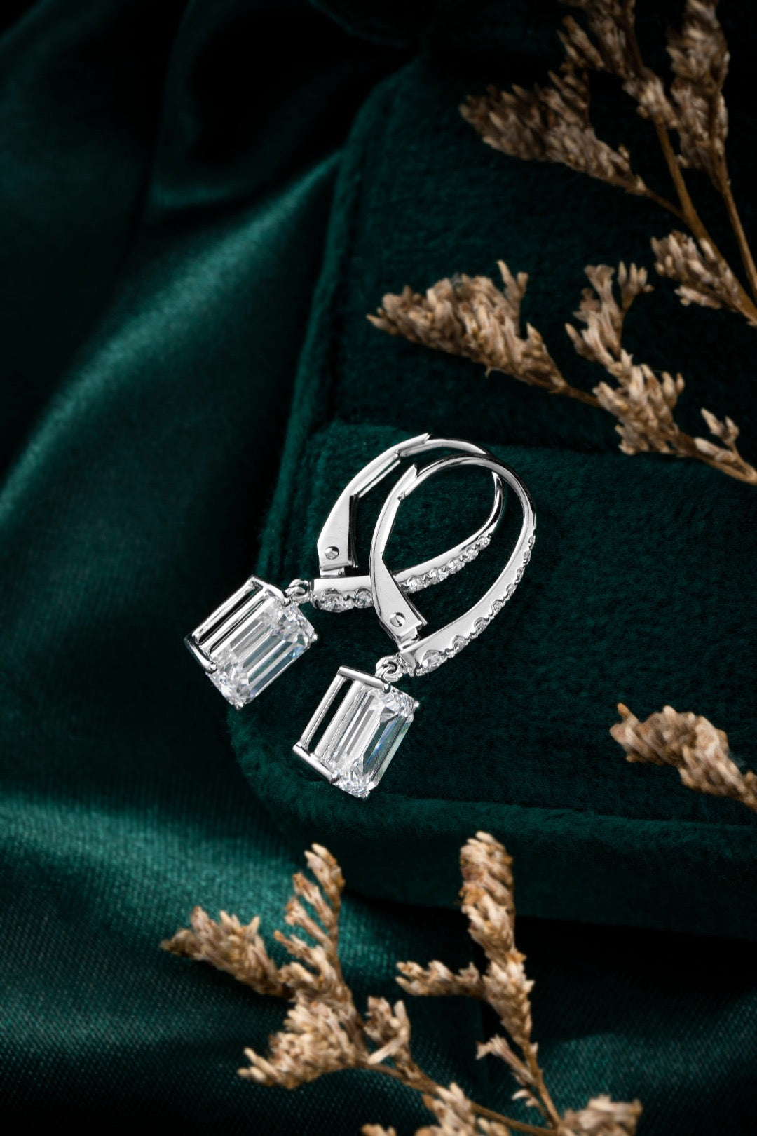 14K Lab Grown Diamond Earrings