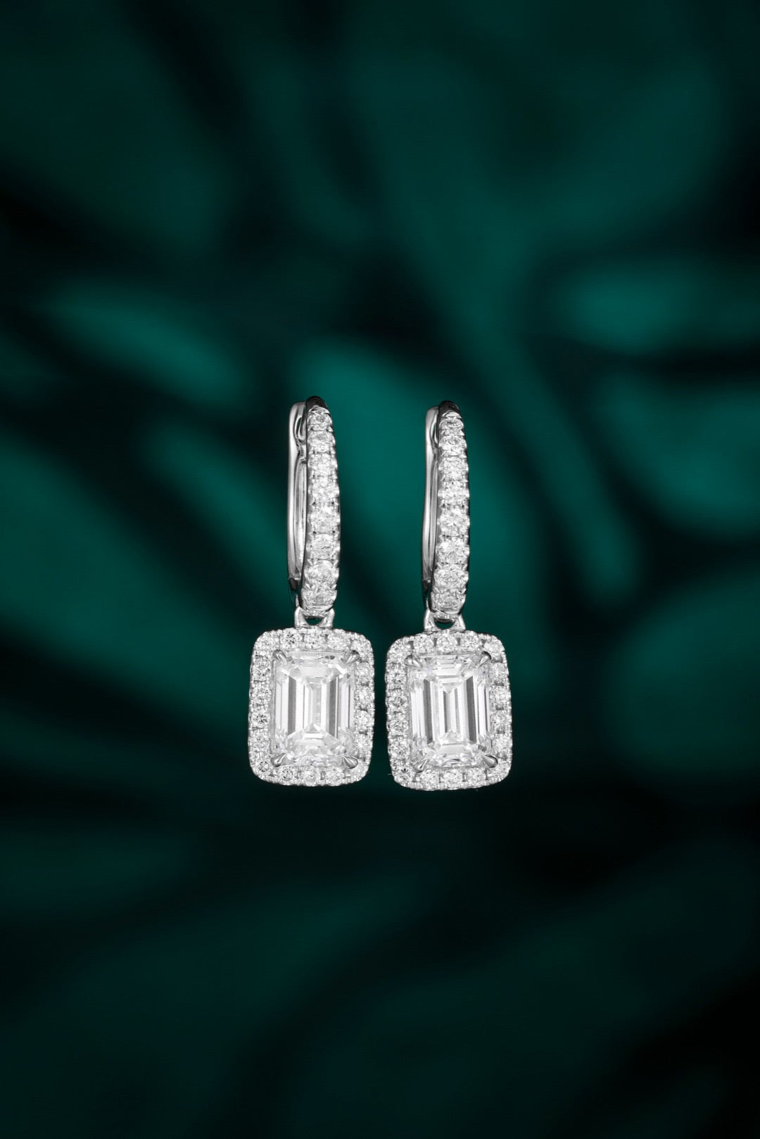 Pt900 Lab Grown Diamond Earrings