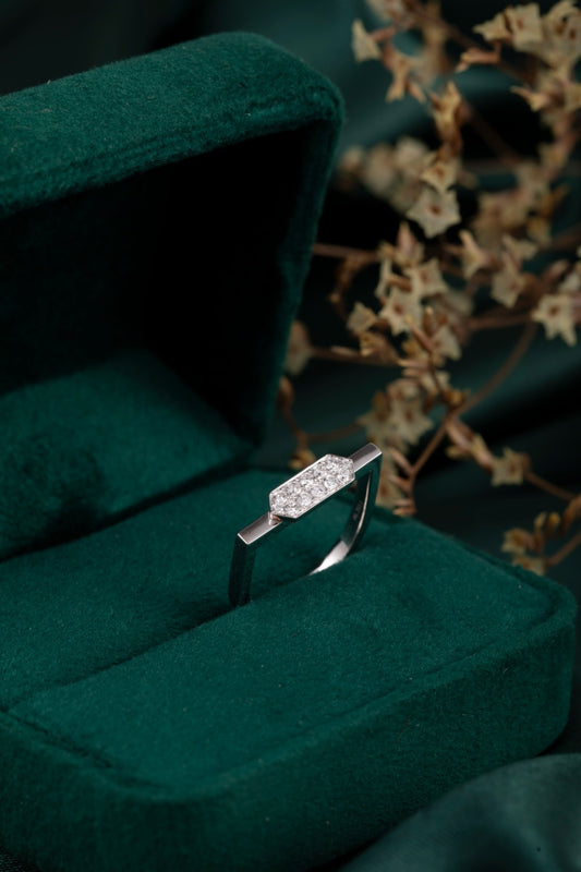 Burton Jewelry - Pt900 Lab Grown Diamond Ring