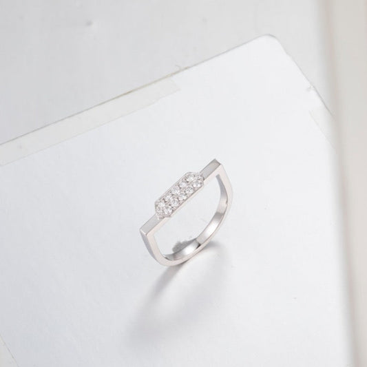 Burton Jewelry - Pt900 Lab Grown Diamond Ring