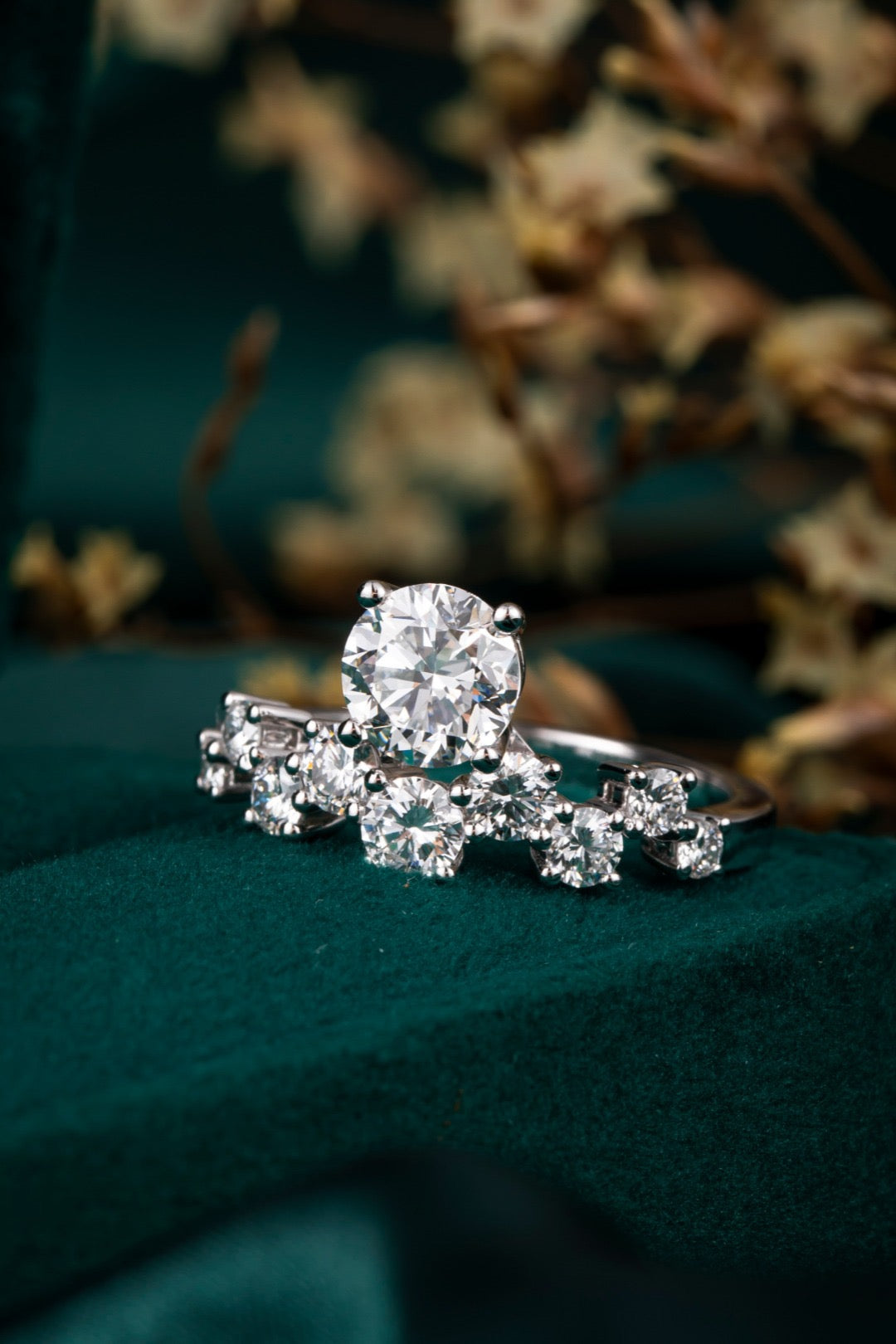 Burton Jewelry - Pt900 Lab Grown Diamond Ring