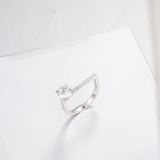 Burton Jewelry - Pt900 Lab Grown Diamond Ring