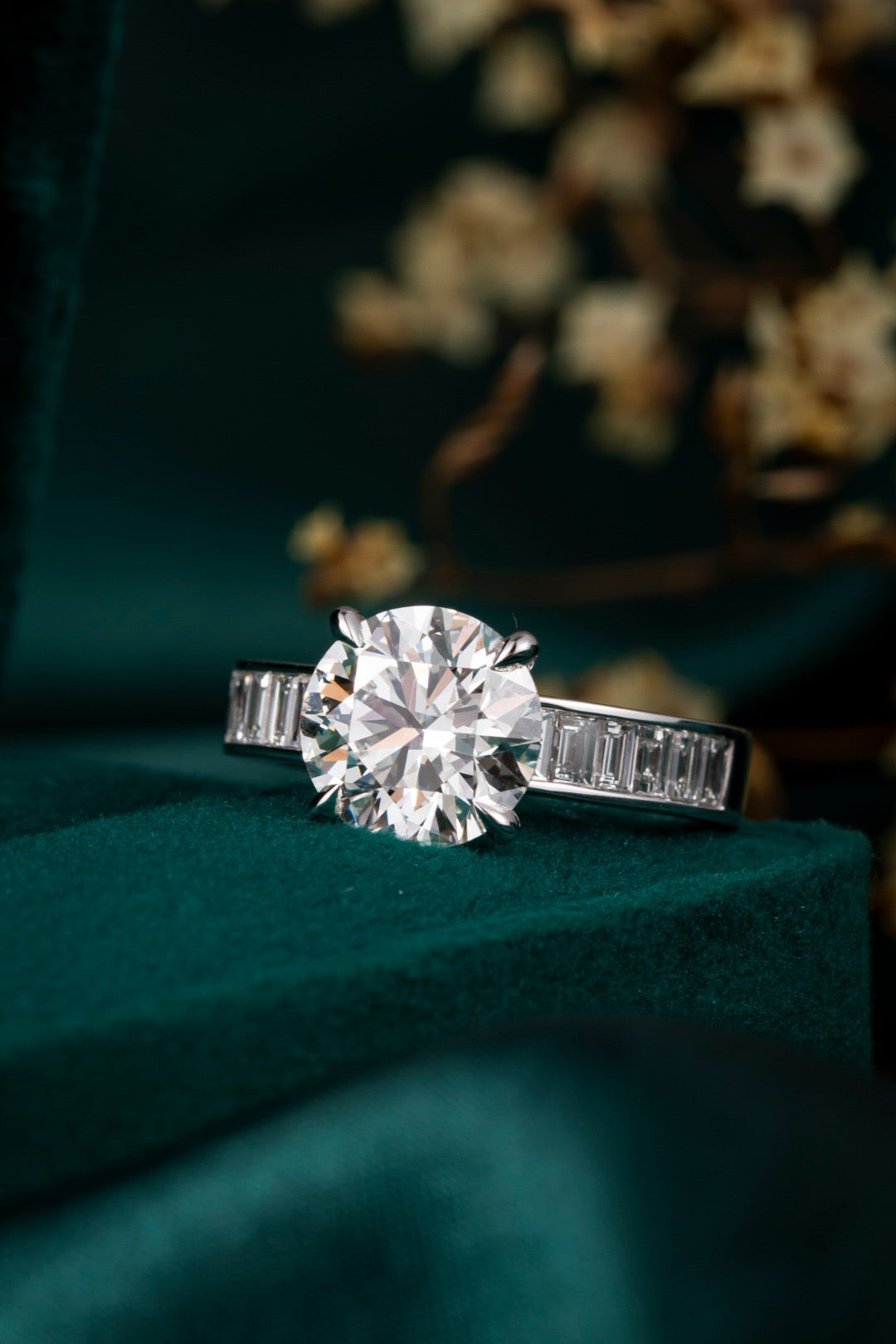 Burton Jewelry - Pt900 Lab Grown Diamond Ring 3.0CT