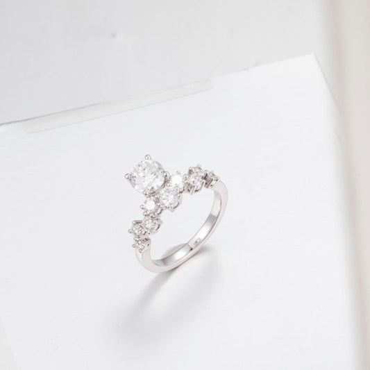 Burton Jewelry - Pt900 Lab Grown Diamond Ring