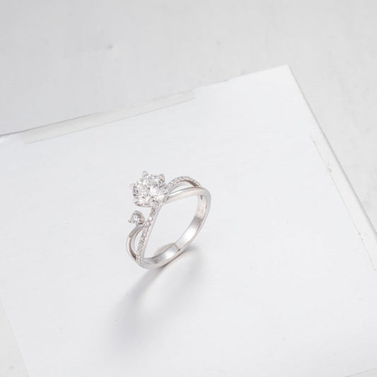 Burton Jewelry - Pt900 Lab Grown Diamond Ring