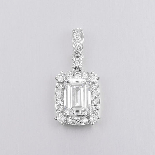 Pt900 Lab Grown Diamond Pendant