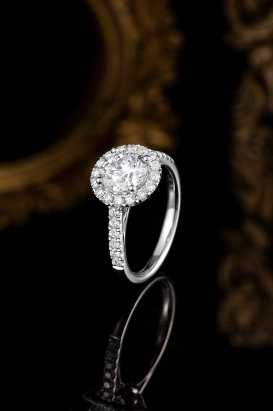 18K Lab Grown Diamond Ring