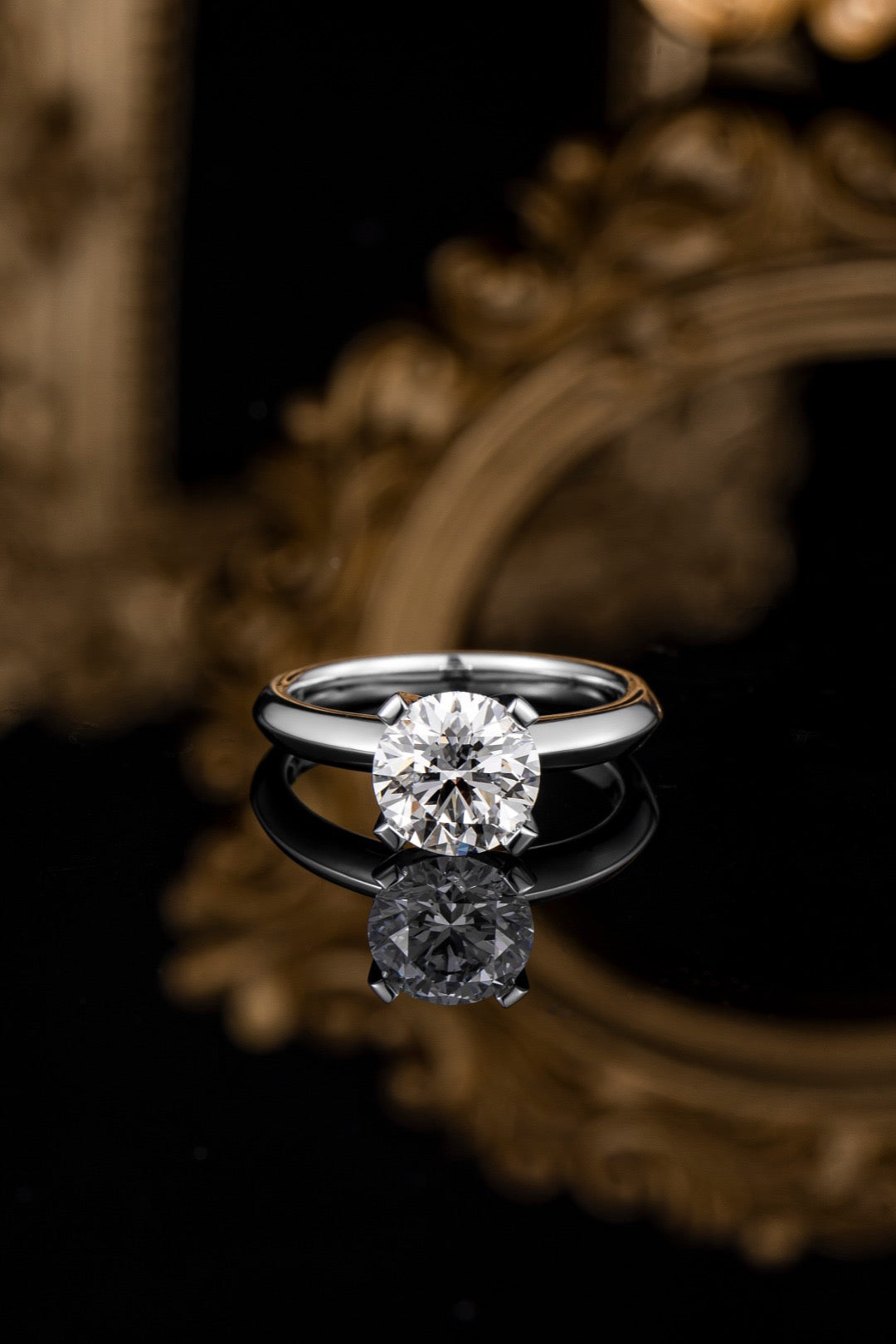 Pt900 Lab Grown Diamond Ring