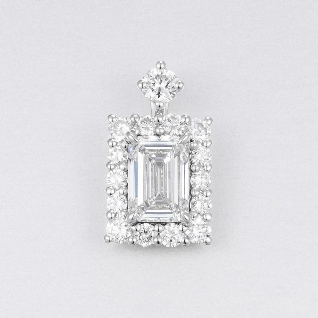 Pt900 Lab Grown Diamond Pendant