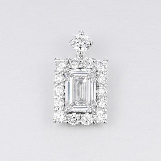 Pt900 Lab Grown Diamond Pendant