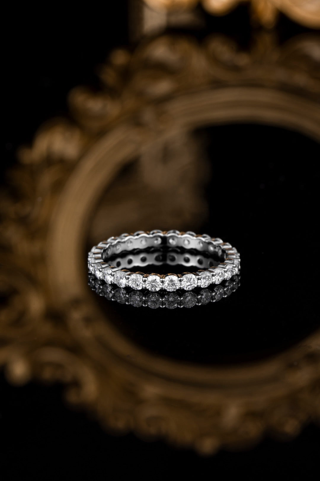 Pt900 Lab Grown Diamond Ring