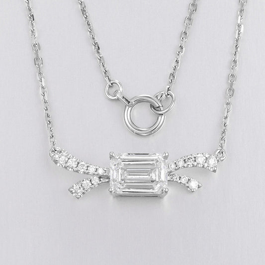 Pt900 Lab Grown Diamond Necklace