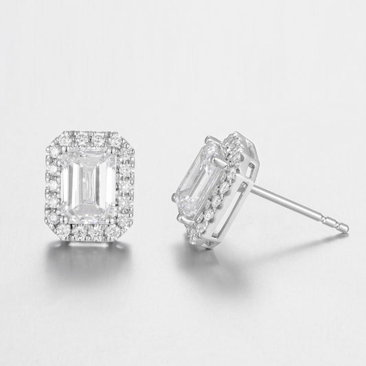 Pt900 Lab Grown Diamond Earrings