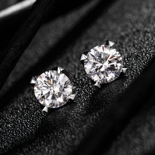 18K Lab Grown Diamond Earrings