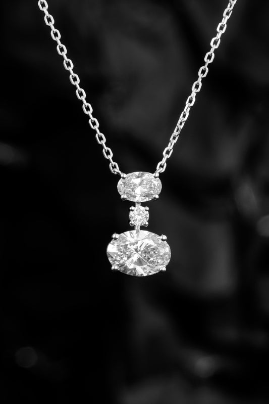 14K Lab Grown Diamond Necklace