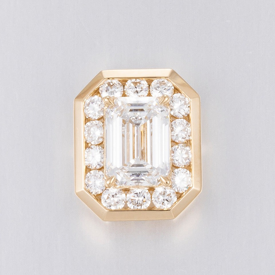 14K Lab Grown Diamond Pendant