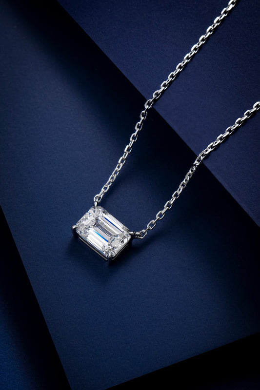 Pt900 Lab Grown Diamond Necklace
