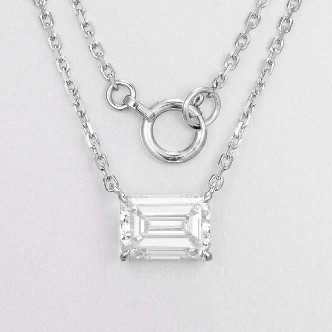 Pt900 Lab Grown Diamond Necklace
