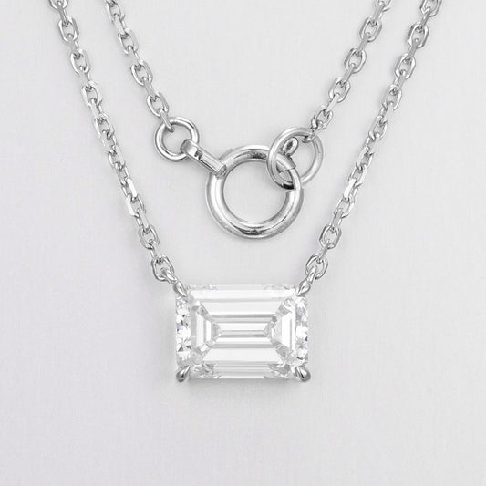 Burton Jewelry - Pt900 Lab Grown Diamond Necklace