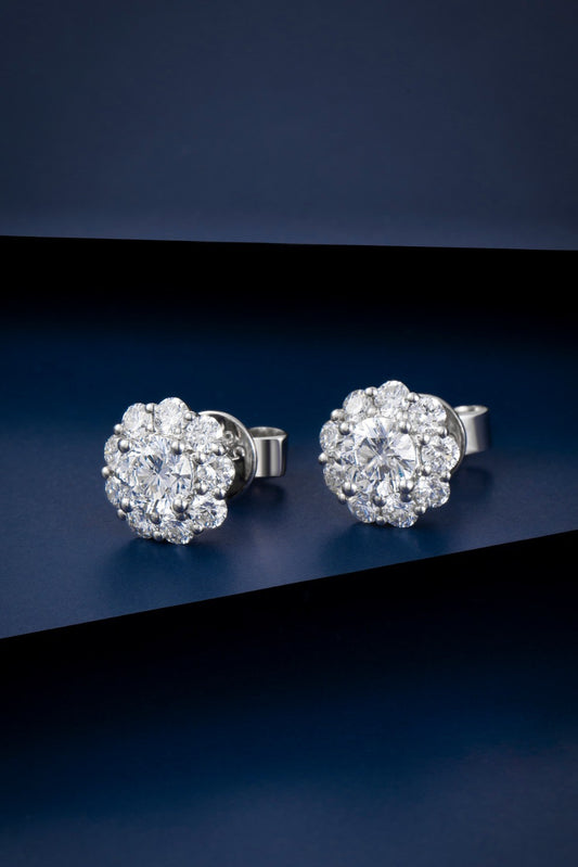 14K Lab Grown Diamond Earrings