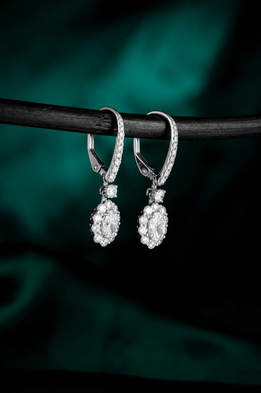 14K Lab Grown Diamond Earrings