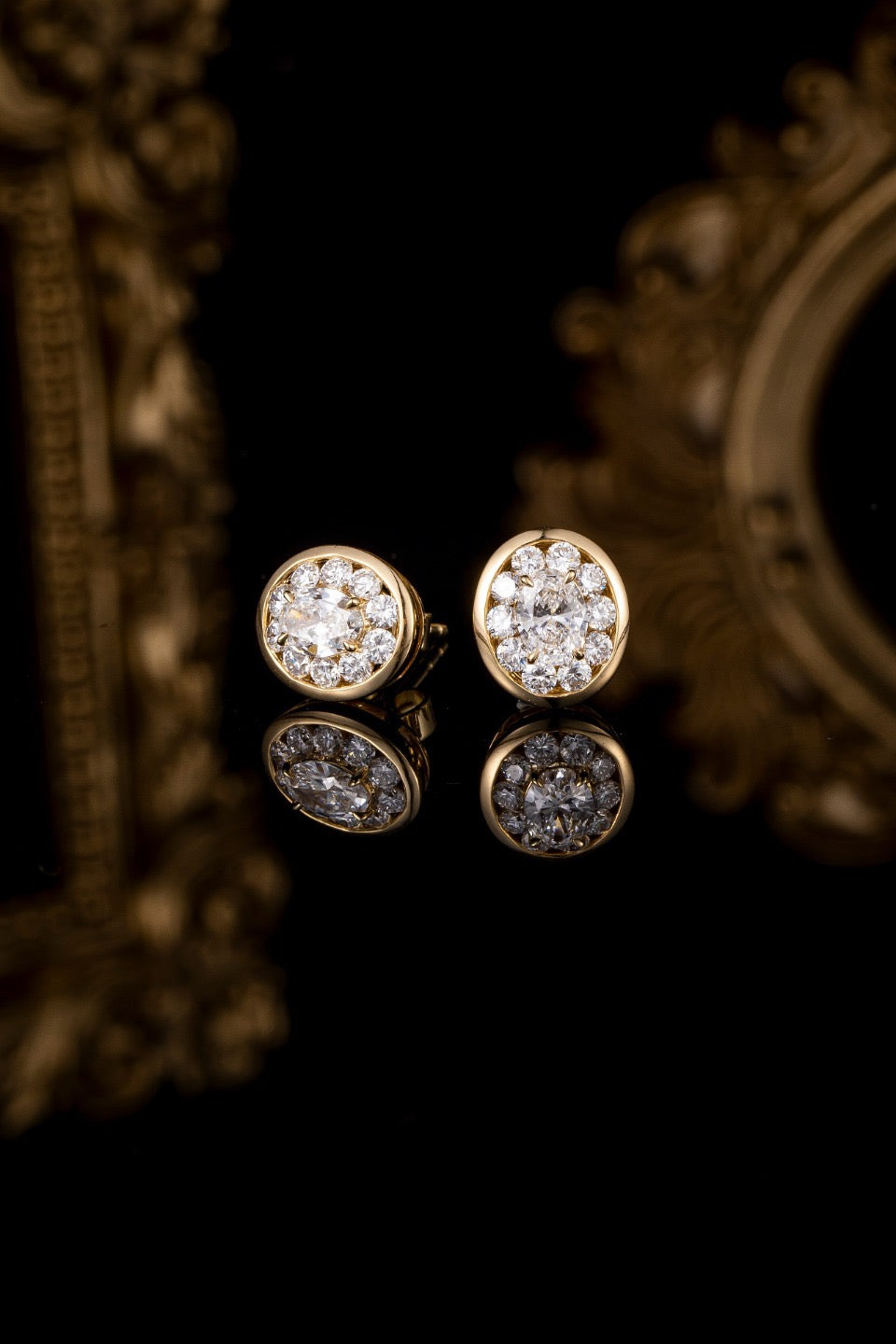 14K Lab Grown Diamond Earrings