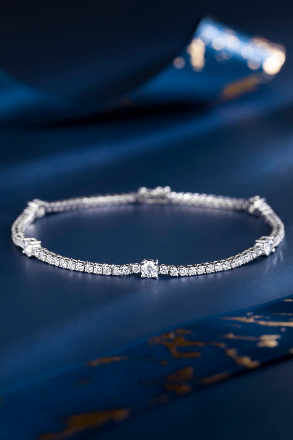14K Lab Grown Diamond Bracelet
