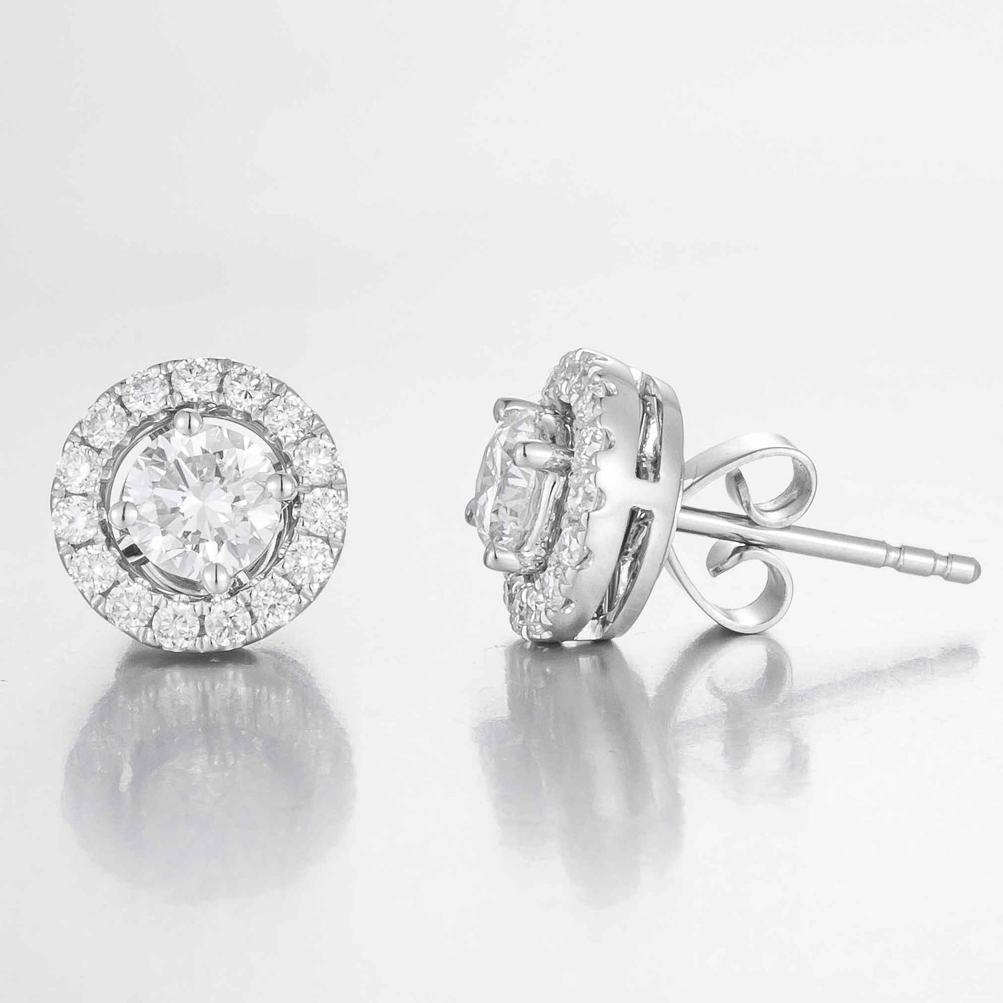 14K Lab Grown Diamond Earrings
