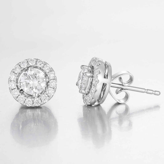 Burton Jewelry - 14K Lab Grown Diamond Earrings