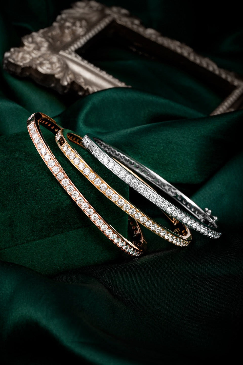 14K Lab Grown Diamond Bracelet 45*55