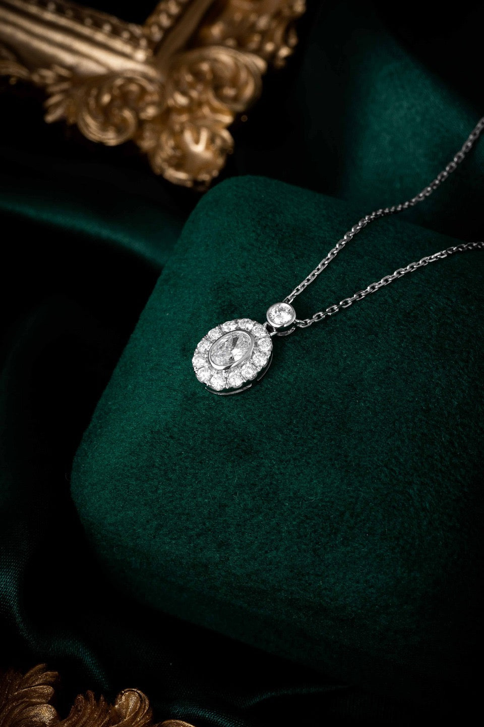 14K Lab Grown Diamond Necklace