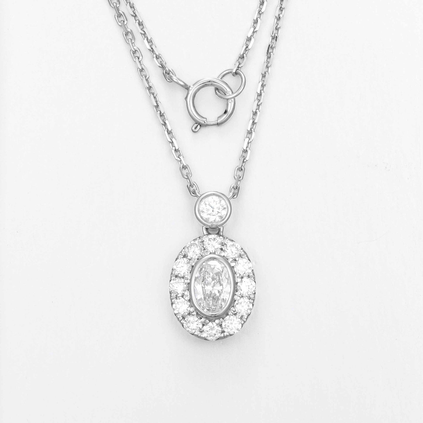 14K Lab Grown Diamond Necklace