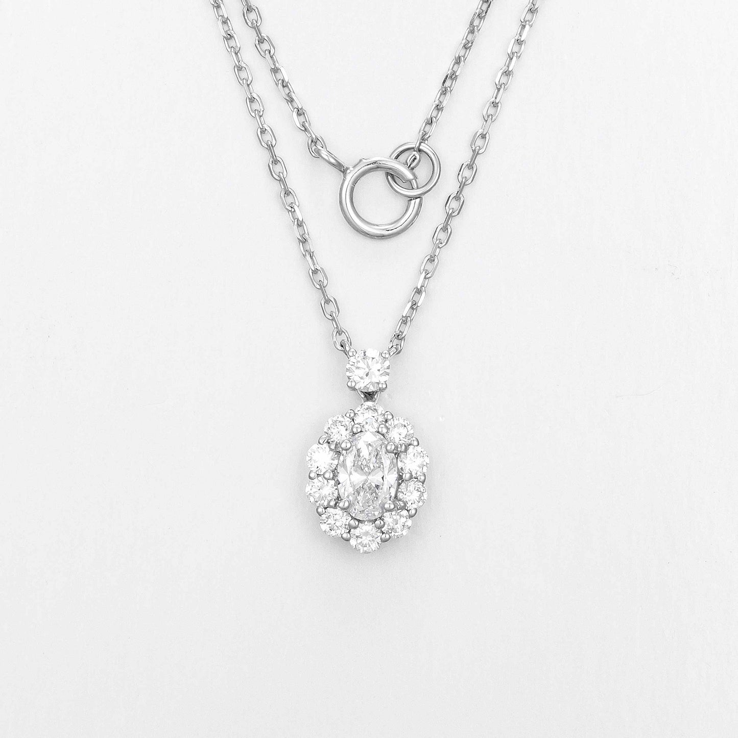 14K Lab Grown Diamond Necklace