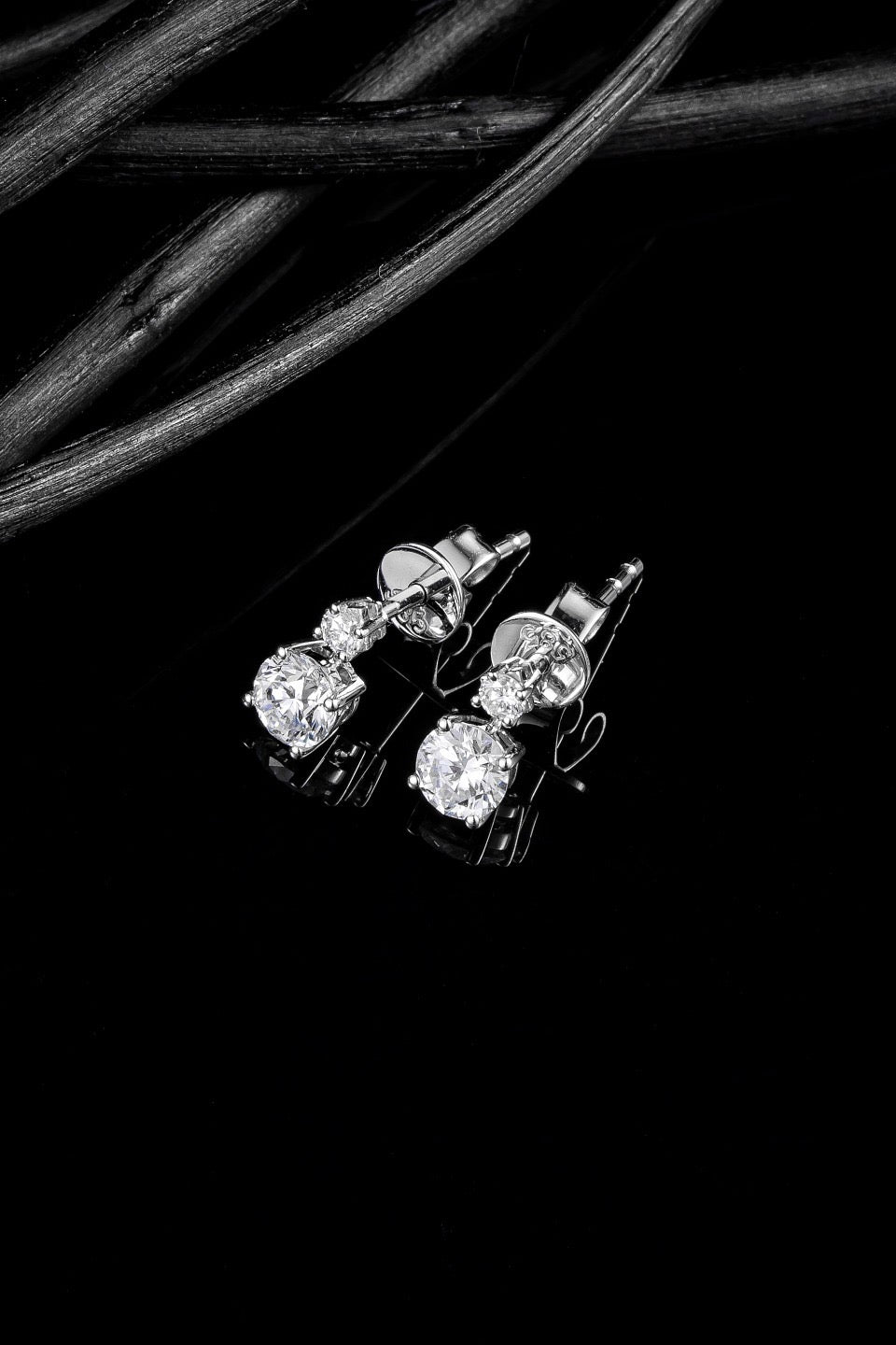 14K Lab Grown Diamond Earrings