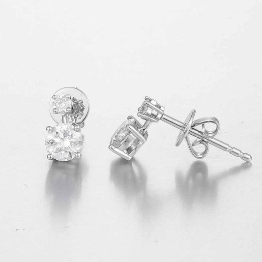 Burton Jewelry - 14K Lab Grown Diamond Earrings