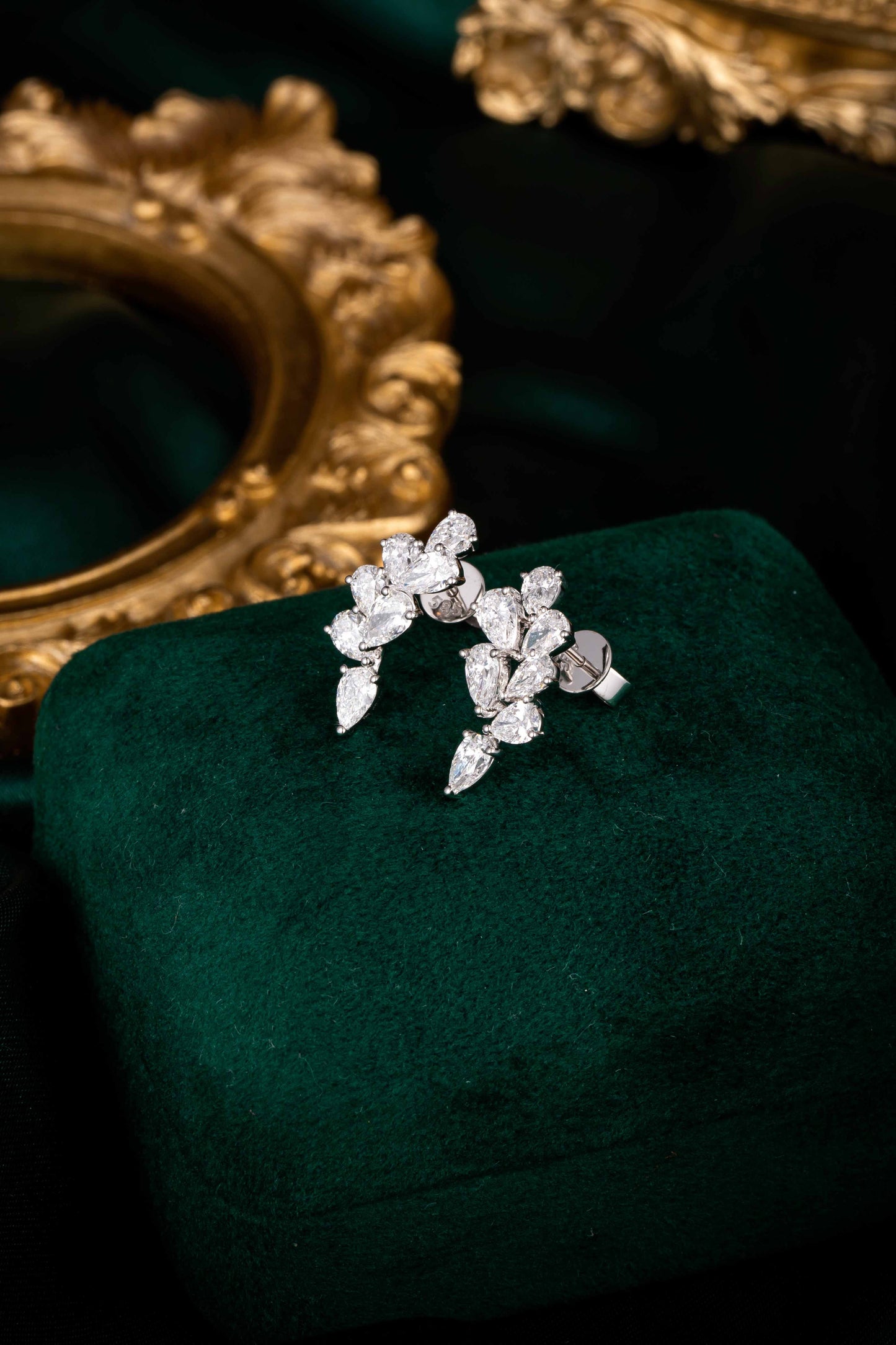 14K Lab Grown Diamond Earrings
