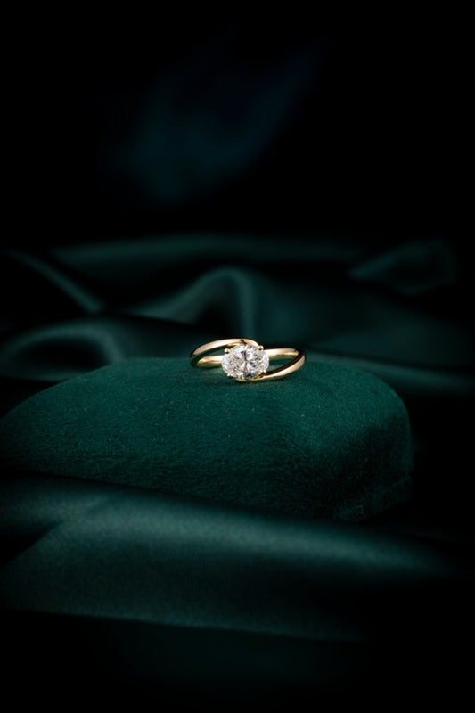 14K Lab Grown Diamond Ring