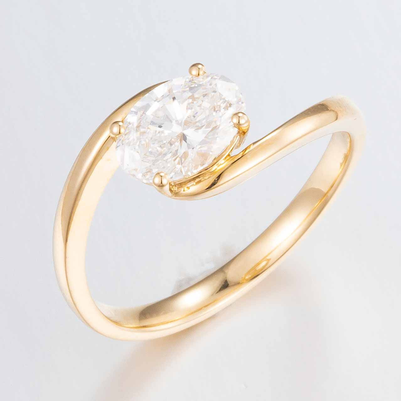 14K Lab Grown Diamond Ring
