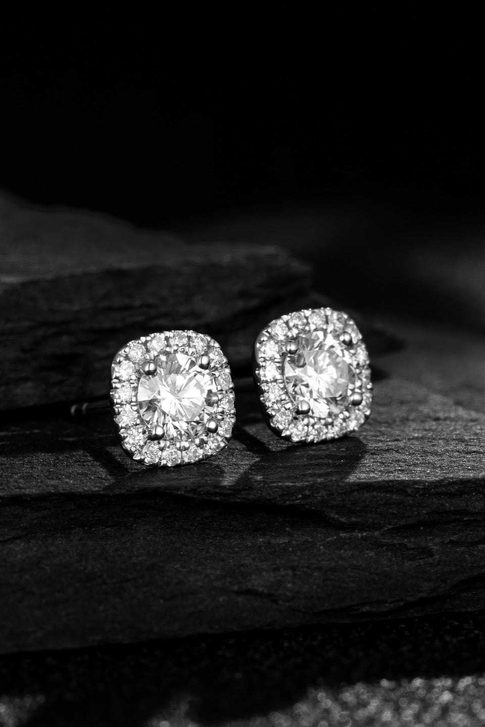 14K Lab Grown Diamond Earrings
