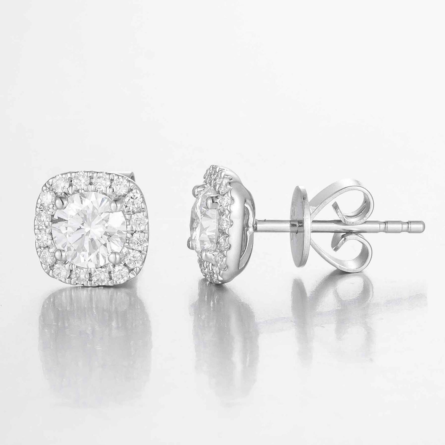 14K Lab Grown Diamond Earrings