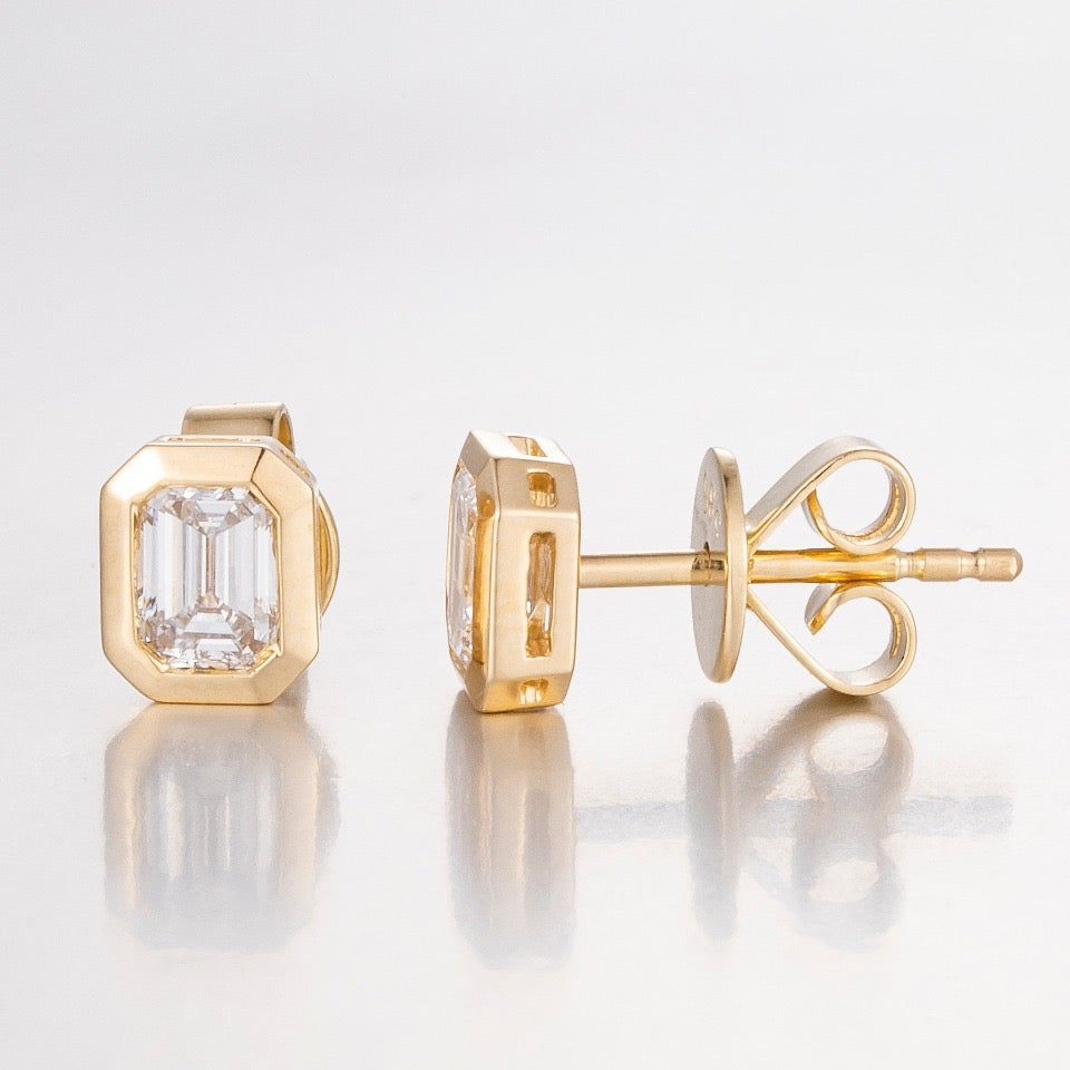 14K Lab Grown Diamond Earrings
