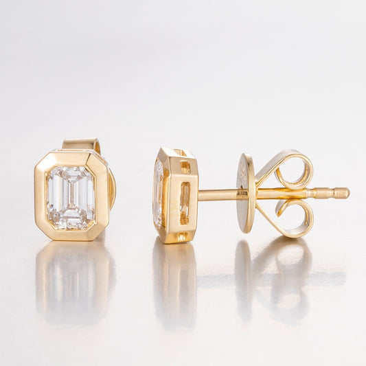 14K Lab Grown Diamond Earrings
